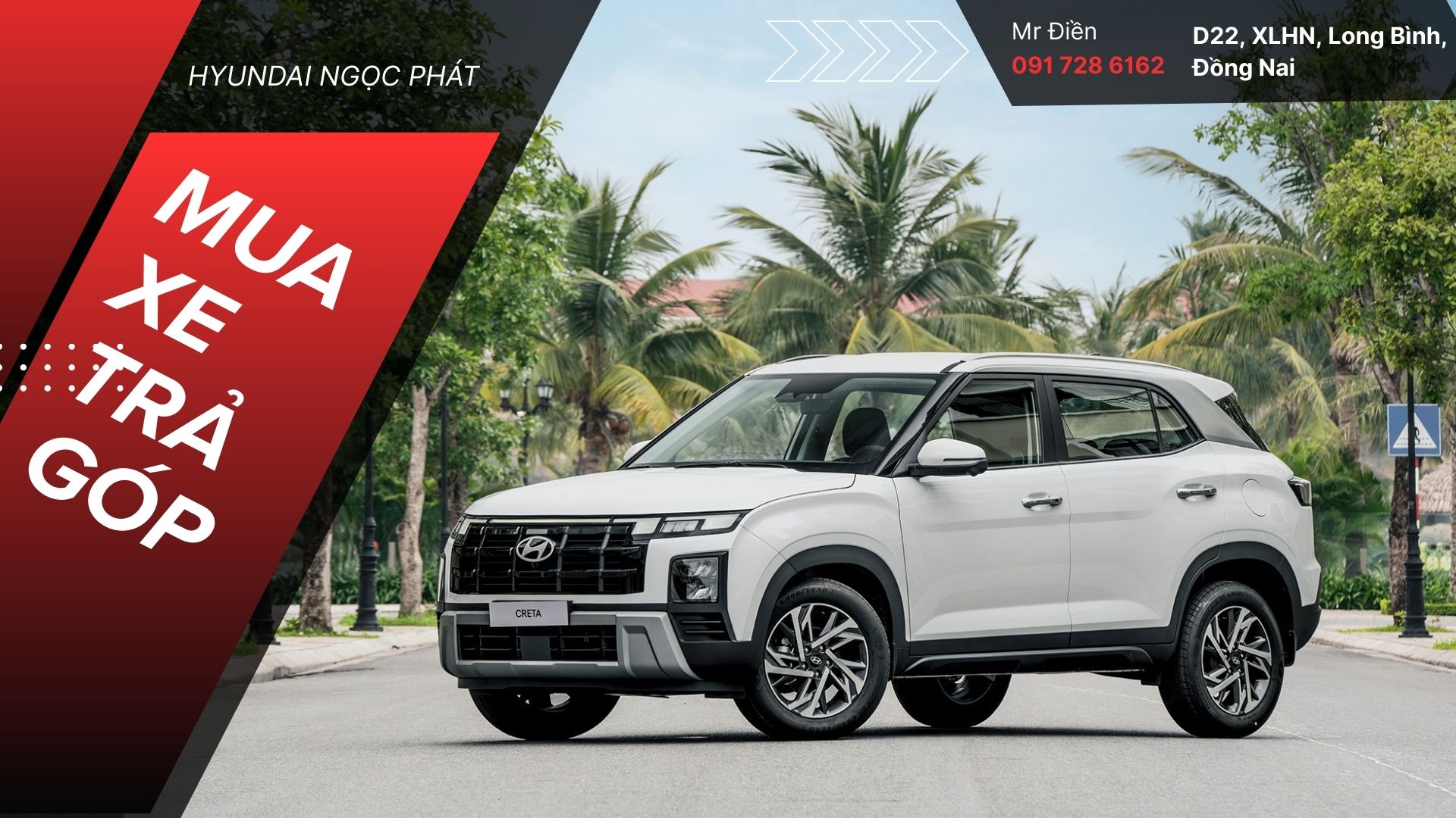 Mua xe Hyundai Creta trả góp tại Đồng Nai