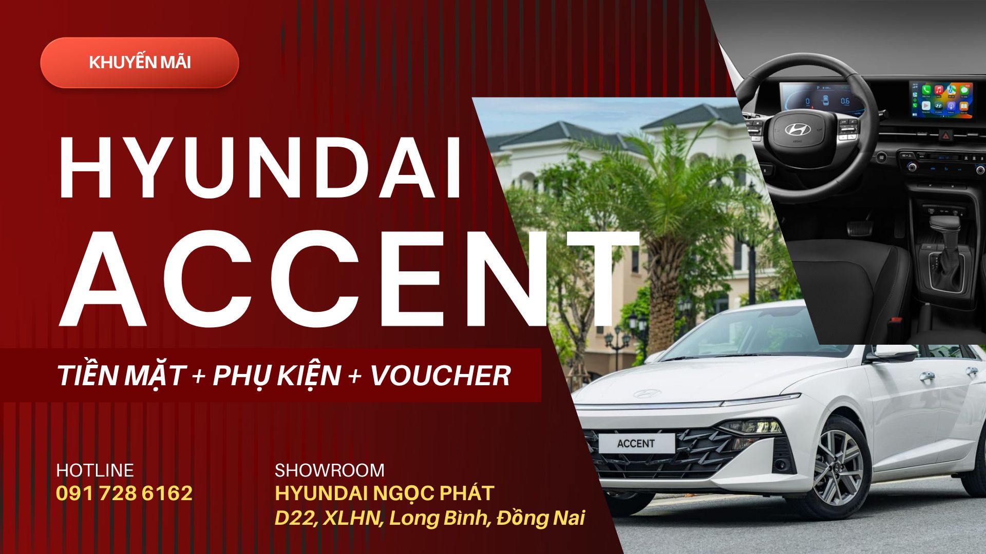 Bảng giá lăn bánh Accent tại Đồng Nai