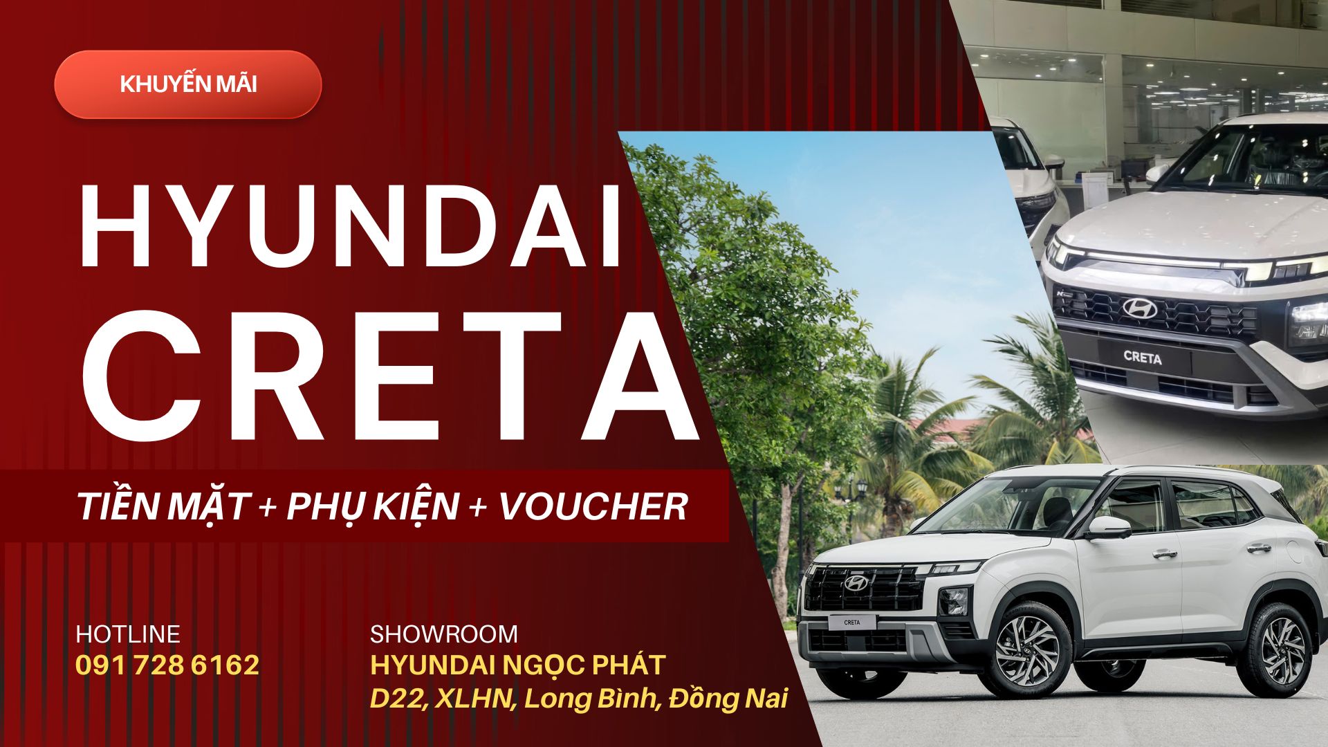 Giá lăn bánh Creta tại Đồng Nai