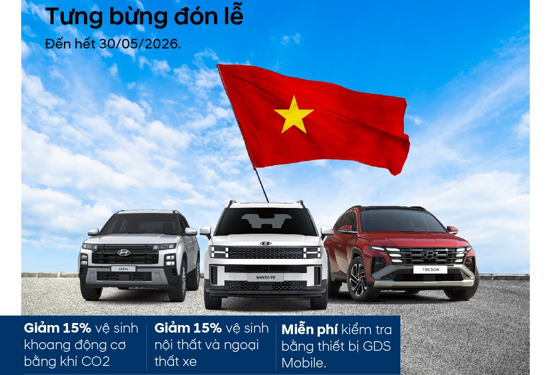 Hyundai Đồng Nai ưu đãi dịch vụ