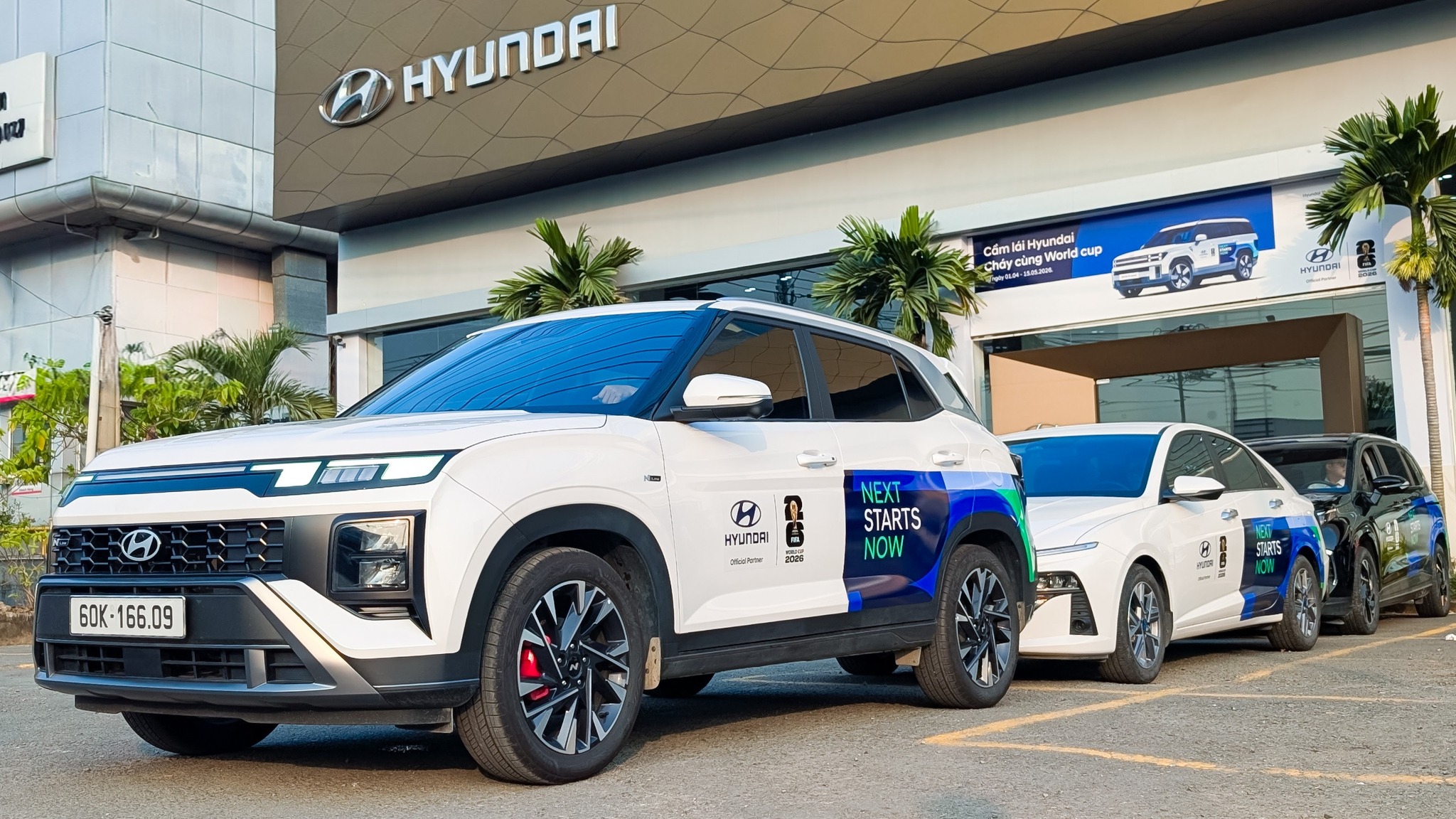 Phía trước Showroom Hyundai Đồng Nai - Amata