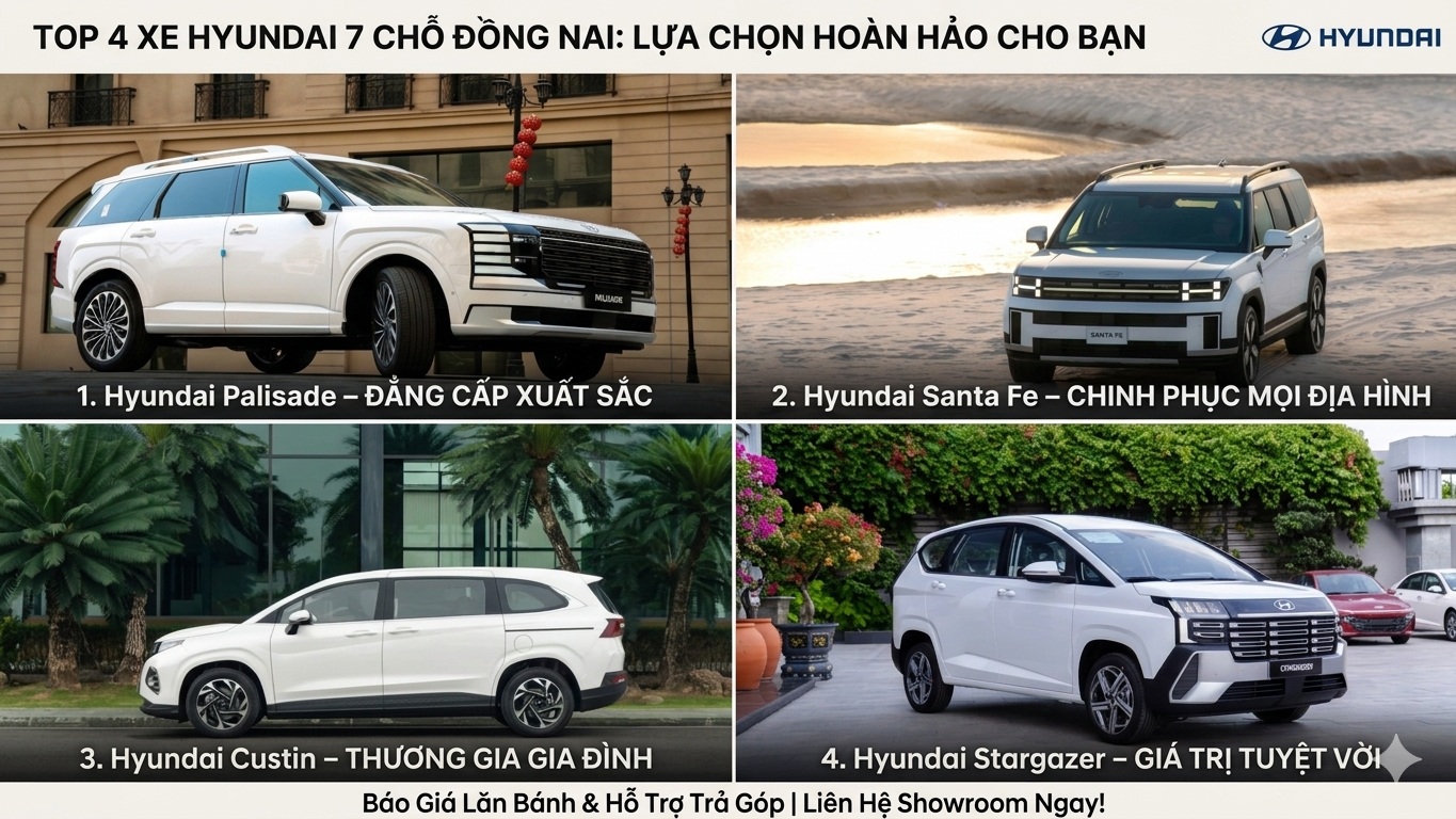 Xe Hyundai 7 chỗ Đồng Nai 2026