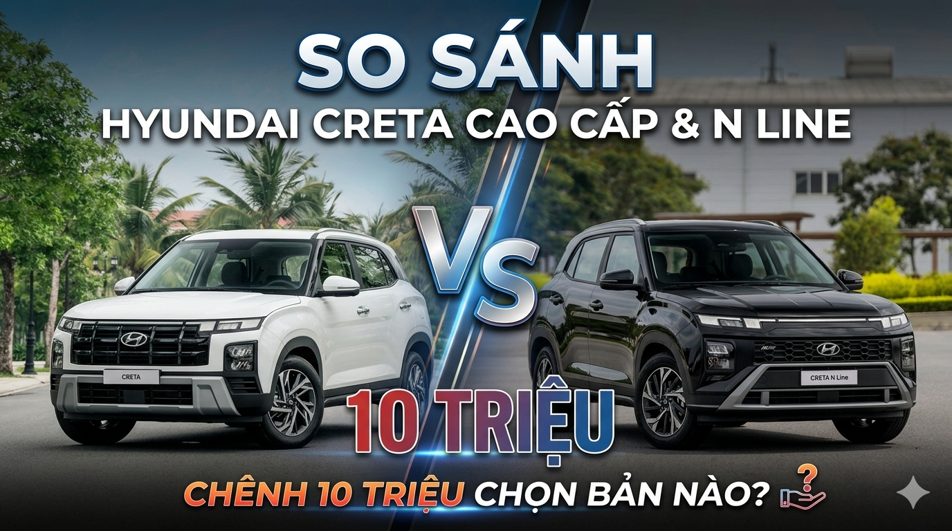So sánh Hyundai Creta Cao cấp và N Line