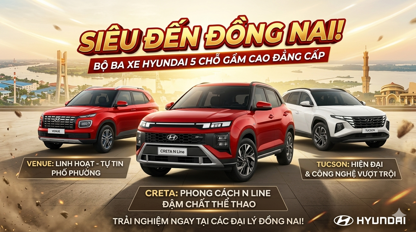 Xe Hyundai 5 chỗ gầm cao tại Đồng Nai