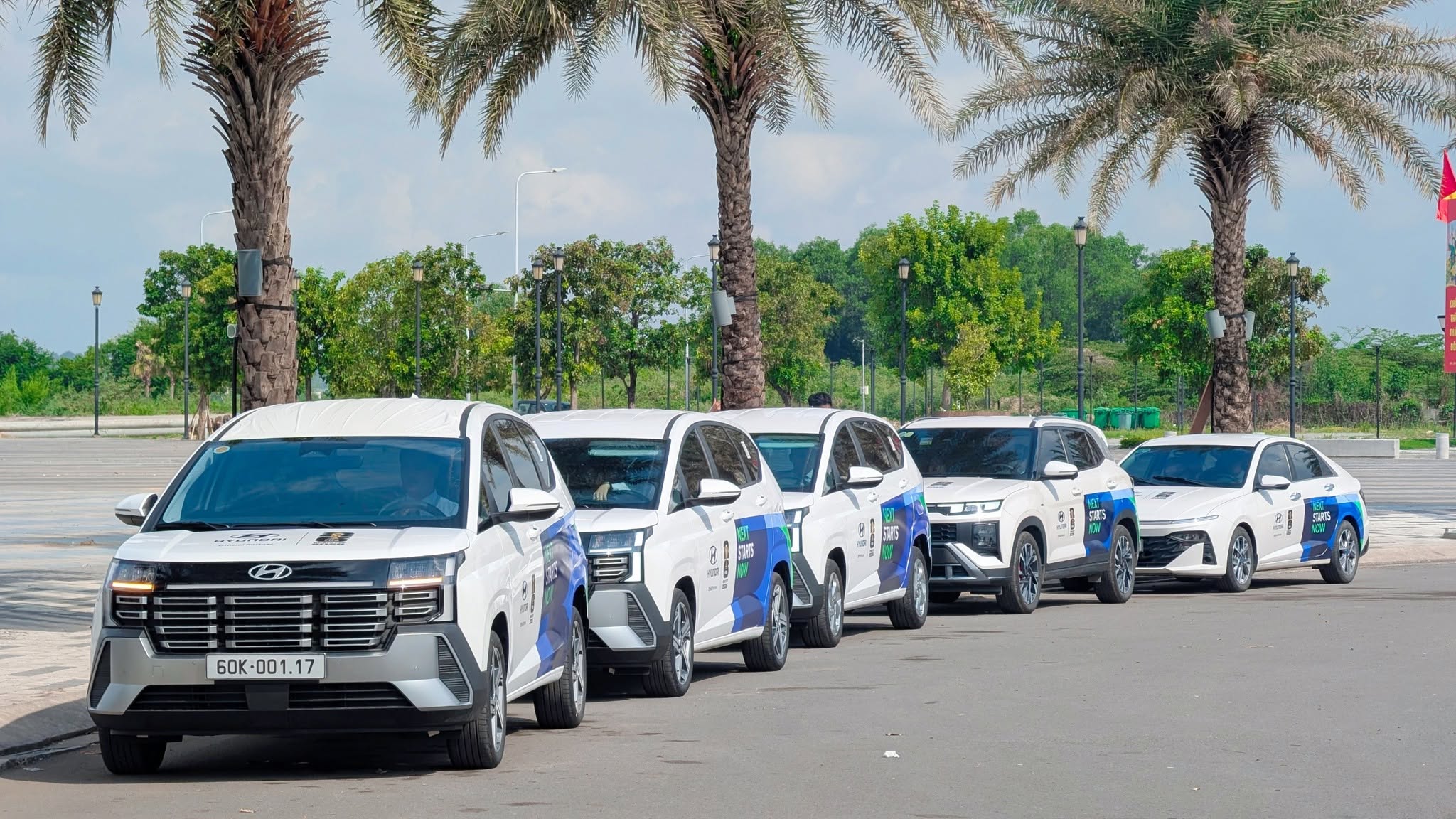 Các mẫu xe Hyundai sẵn sàng cho hoạt động lái thử