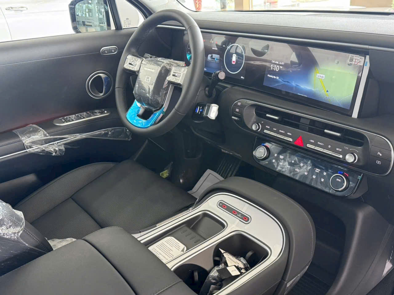 Nội thất Palisade Hybrid Prestige 2026 phía trước